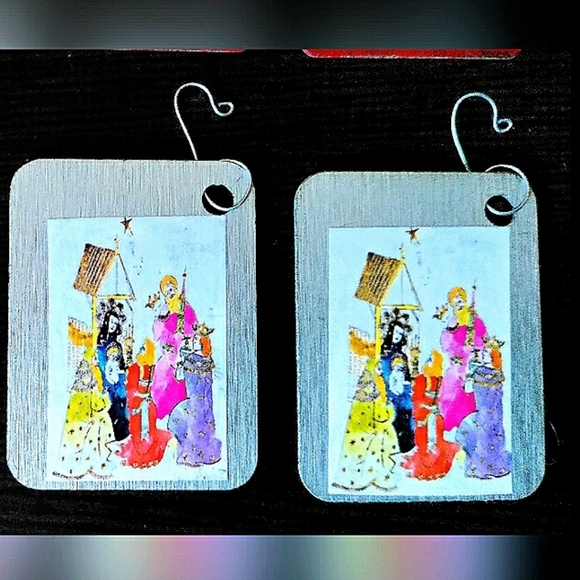 NEW Andy Warhol Handcrafted 3 Piece Ornaments Set! ~CHRISTMAS HOLIDAY~ - Picture 4 of 6